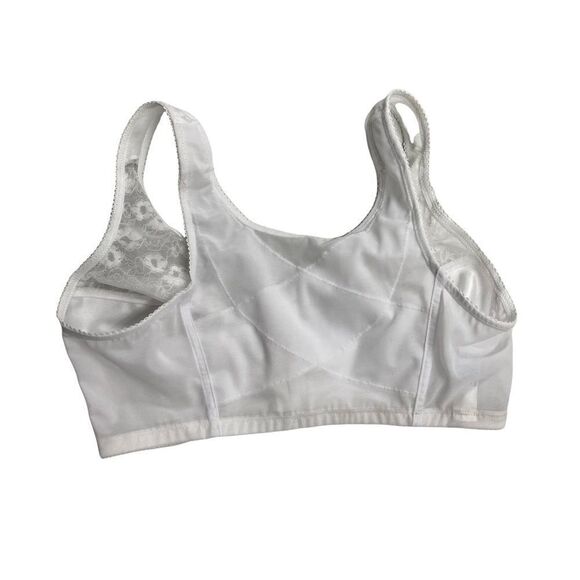 EXQUISITE FORM, White Bra, Size 36D, Style 565,Five hook&eye front hook closure‎ - Picture 2 of 10